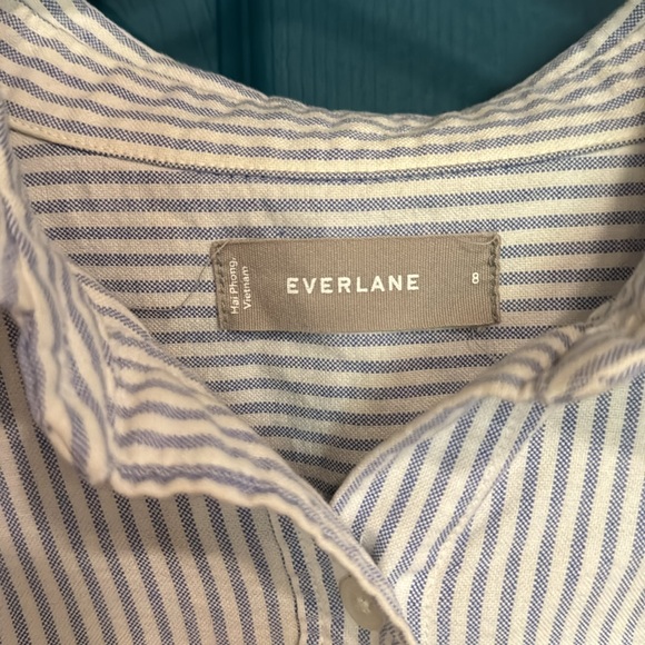 Everlane “The Japanese Boxy Striped Oxford” - 8 - Picture 3 of 4